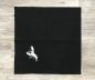 Preview: -Loft Serviette schwarz mit Hummer in SILBER